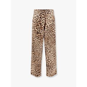 A Paper Kid Women Cotton Trouser With Animalier Print
